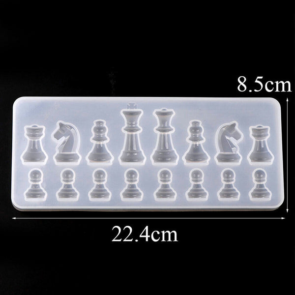 Casting Mould Tool Chess Silicone Pendant Epoxy Resin Jewelry Mold International - Lets Party