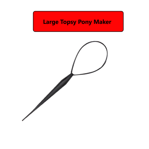 Up to 8Pcs Ponytail Hair Styling Tail Maker Tools Topsy Ponytail Back Braid Maker - Lets Party