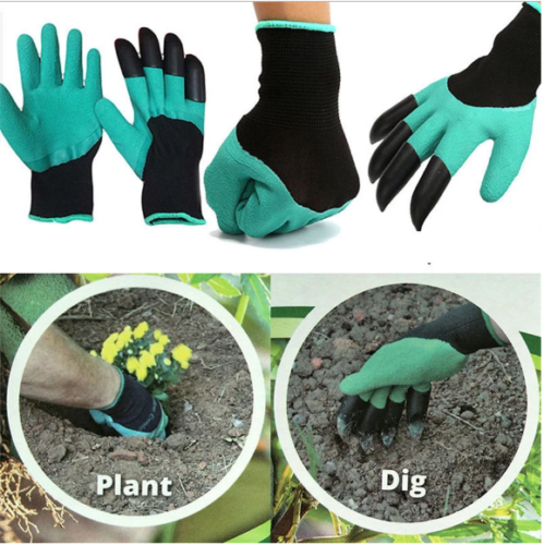 Garden Genie Gloves with Claws Waterproof Gardening Digging Planting - Lets Party