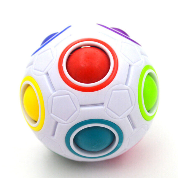 Rainbow Magic Ball Cube Educational AZ Twist Puzzle Speed Gift Intelligence Toys - Lets Party