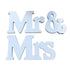 Mr & Mrs Decorative Letters Wooden Letters Wedding Married Decoration - Lets Party