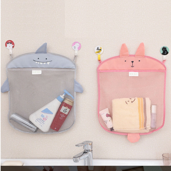 Baby Kids Bath Toy Holder Storage Bag Net Organiser Hanging Bathroom Shower Mesh - Lets Party