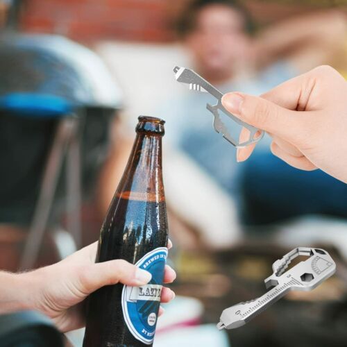 24 in 1 Multi-tool Key Shaped Pocket Keychain Bottle Opener Wrench Ruler Tools - Lets Party