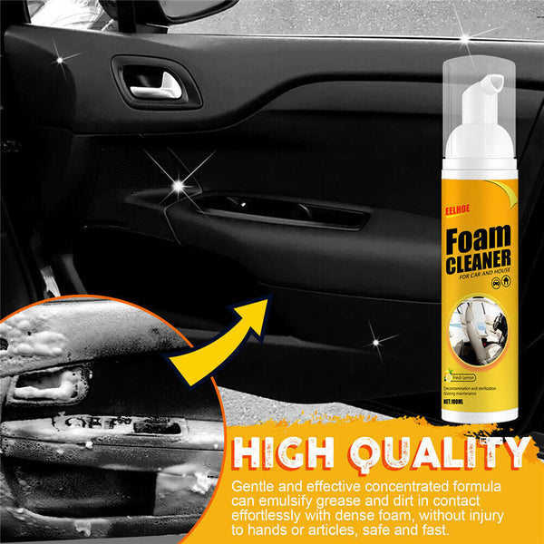 Hot Multi-purpose Car & House Foam Cleaner Cleaning Foam Cleaning Interior - Lets Party