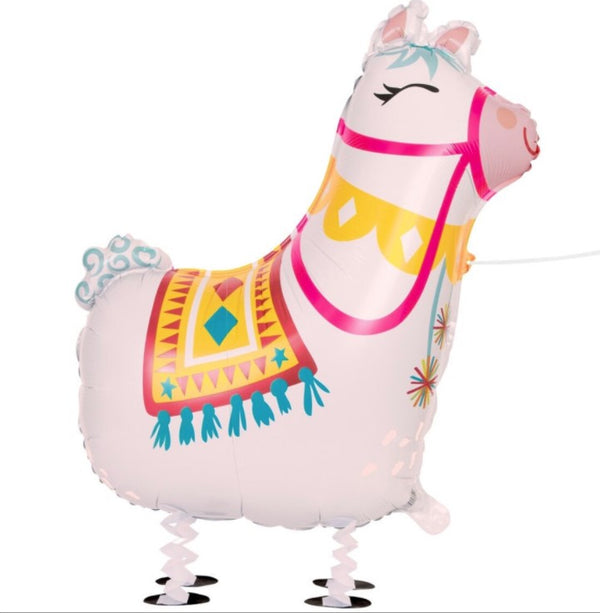 AU Animal Shape Foil Balloons Party Decoration Unicorn Llama Pig Pug Walking - Lets Party