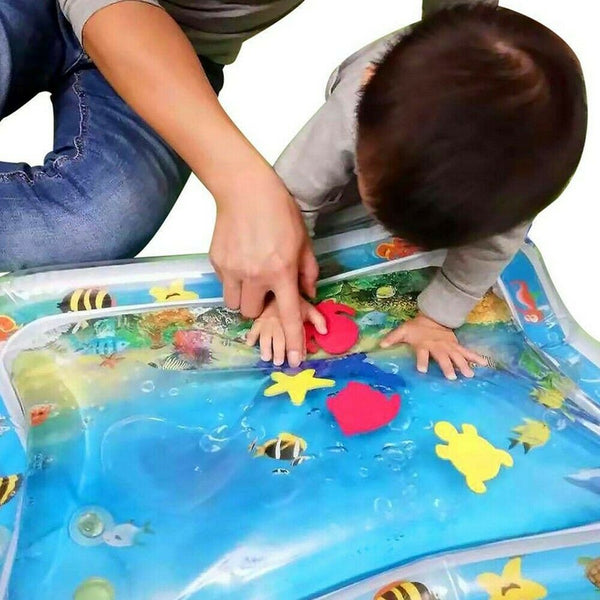 Baby Inflatable UE Time Sea World Toddlers Infants Water Play Mat Fun Tummy  - Lets Party