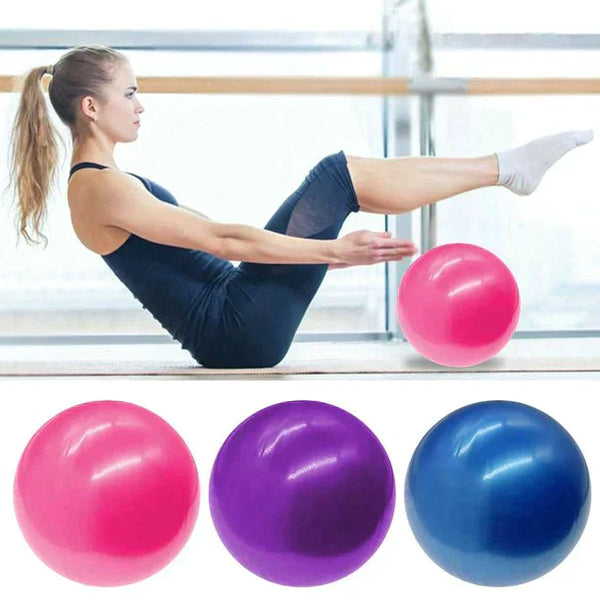 25cm Red Gym Yoga Ball Home Fitness Exercise Balance Pilates Pregnancy Birthing - Lets Party
