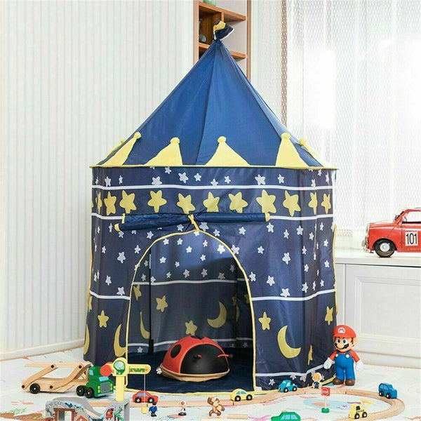 Kids Playhouse Play tent Pop Up Castle Princess Indoor Outdoor Girls Boys Gift - Lets Party