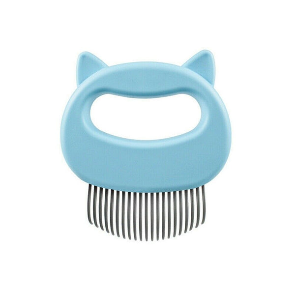 Relaxing Cat Comb Massager Pet Grooming Brush Dog Hair Removal Open KnotTool - Lets Party