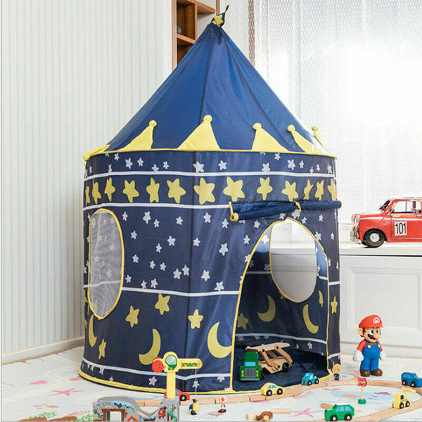 Kids Playhouse Play tent Pop Up Castle Princess Indoor Outdoor Girls Boys Gift - Lets Party