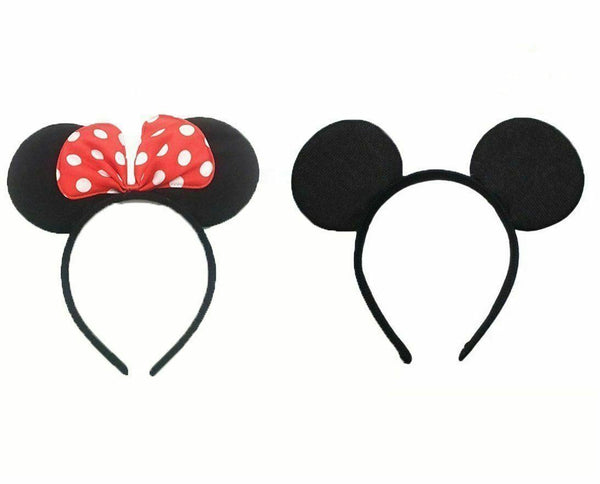 Costume Bow MICKEY Fancy Dress Unisex Party Decoration Minnie Mouse Ear Headband - Lets Party