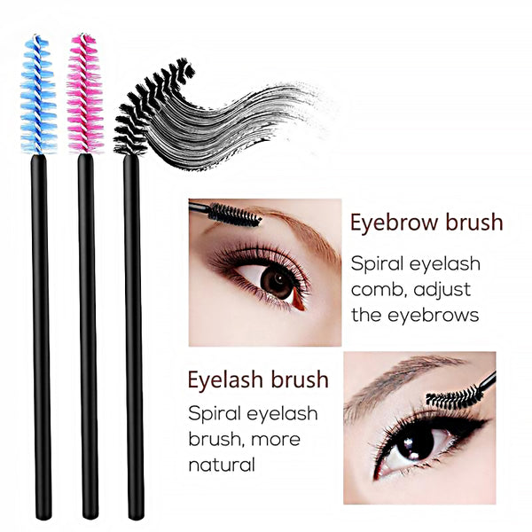 Disposable Mascara Wands Eyelash Brushes Applicator Lash Extension Lip Brush - Lets Party