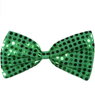 Glitter Sequin Clip-on Bowtie Men's Women Boys Girls Bow Tie Party Dance Costume - Lets Party