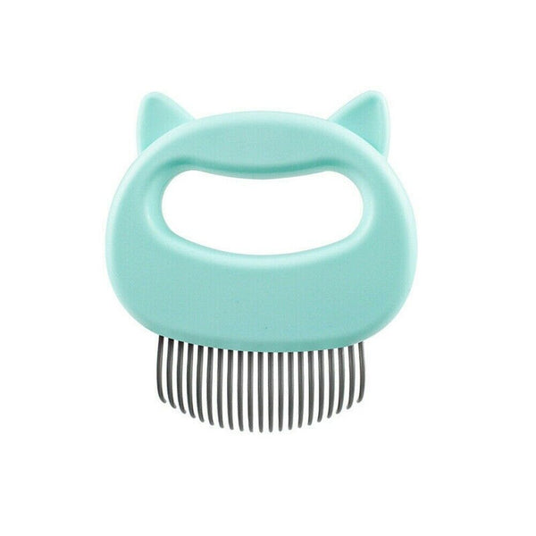 Relaxing Cat Comb Massager Pet Grooming Brush Dog Hair Removal Open KnotTool - Lets Party