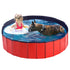 Pet Swimming Pool Dog Cat Animal Folding Bath Washing Portable Pond L - Lets Party