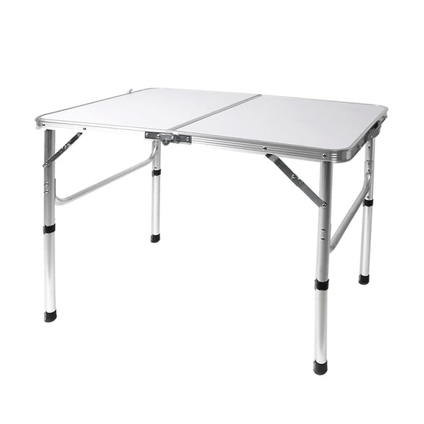 Folding Camping Table Aluminium Portable Picnic Outdoor Foldable Tables BBQ Desk - Lets Party