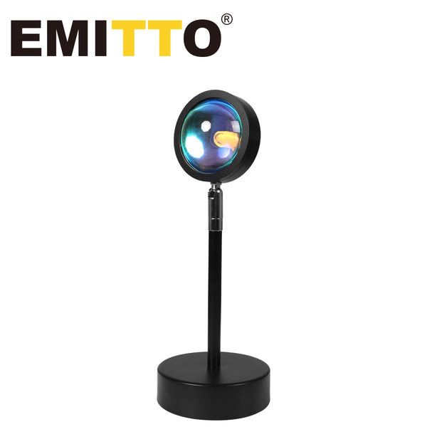 EMITTO USB Sunset Projection Lamp LED Modern Romantic Night Light Multi-colour - Lets Party