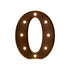 LED Metal Letter Lights Free Standing Hanging Marquee Event Party D?cor Letter O - Lets Party