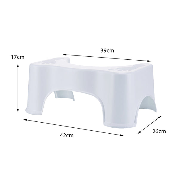 2x Toilet Step Stool Bathroom Potty Squat Aid for Constipation Relief - Lets Party