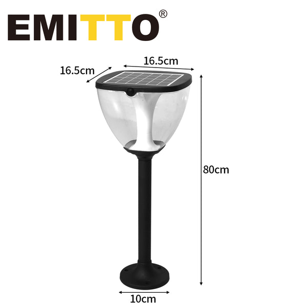 EMITTO Solar Powered LED Ground Garden Lights Path Yard Park Lawn Outdoor 80cm - Lets Party