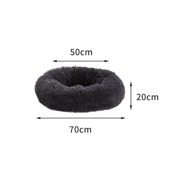 PaWz Pet Bed Dog Beds Mattress Bedding Cat Pad Mat Cushion Winter L Dark Grey - Lets Party