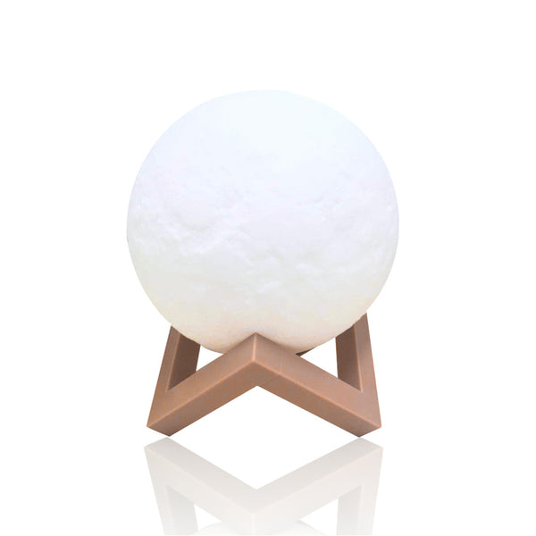 3D Magical Moon Lamp USB LED Night Light Moonlight Touch Sensor 18cm Diameter - Lets Party