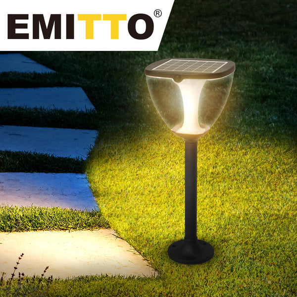 EMITTO Solar Powered LED Ground Garden Lights Path Yard Park Lawn Outdoor 40cm - Lets Party