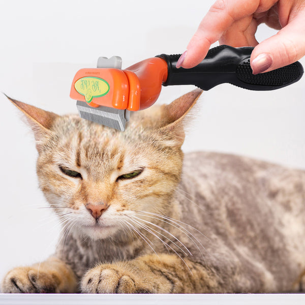 PaWz Pet Dog Cat Comb Massager Grooming Brush Relaxing Hair Removal Tool M - Lets Party