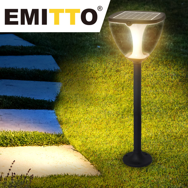 EMITTO Solar Powered LED Ground Garden Lights Path Yard Park Lawn Outdoor 80cm - Lets Party