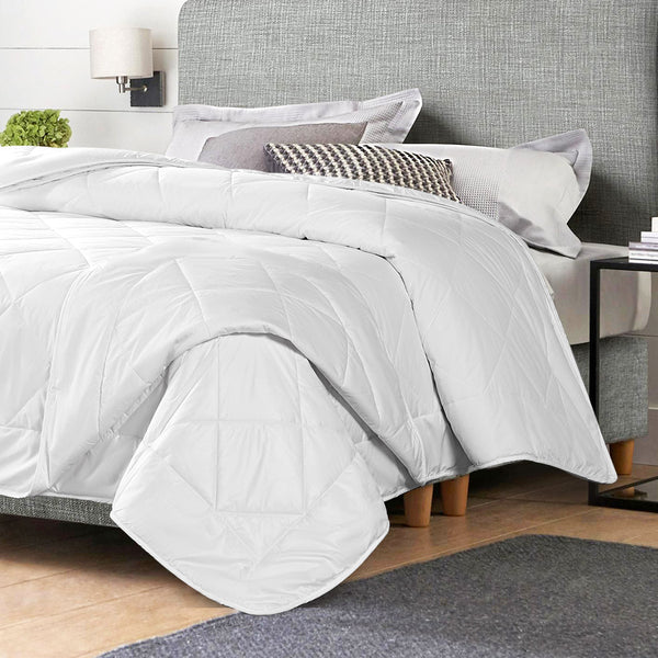 DreamZ Wool Quilt Aus Merino Duvet Doona Summer All Season King Single 350GSM - Lets Party