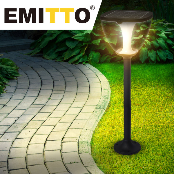 EMITTO Solar Powered LED Ground Garden Lights Path Yard Park Lawn Outdoor 80cm - Lets Party