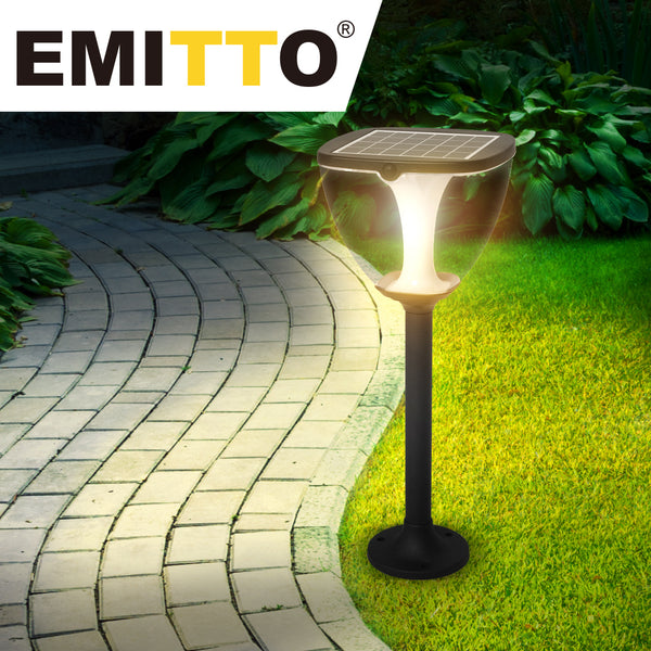 EMITTO Solar Powered LED Ground Garden Lights Path Yard Park Lawn Outdoor 40cm - Lets Party