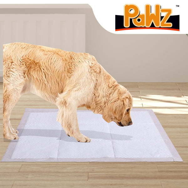 200 X PaWz Pet Training Pads Puppy Dog Cat Pee Toilet Pad Cushion Meadow Scent - Lets Party