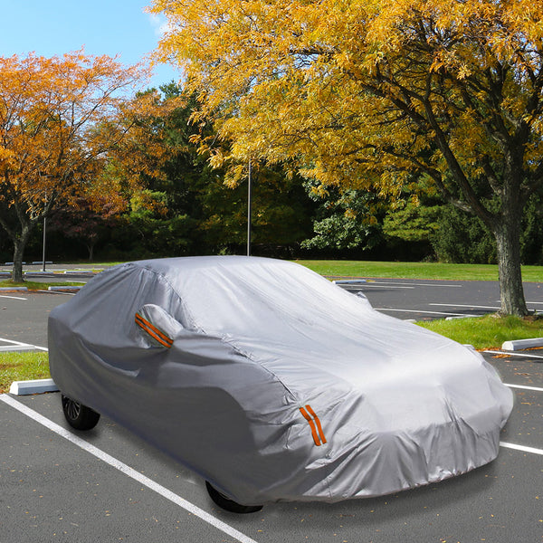 Waterproof Adjustable Large Car Covers Rain Sun Dust UV Proof Protection 3XXL - Lets Party