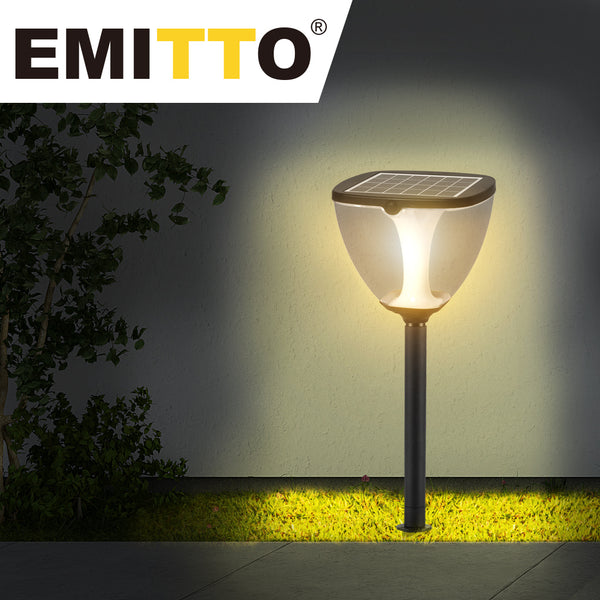 EMITTO Solar Powered LED Garden Light Pathway Landscape Lawn Lamp Patio 60cm - Lets Party