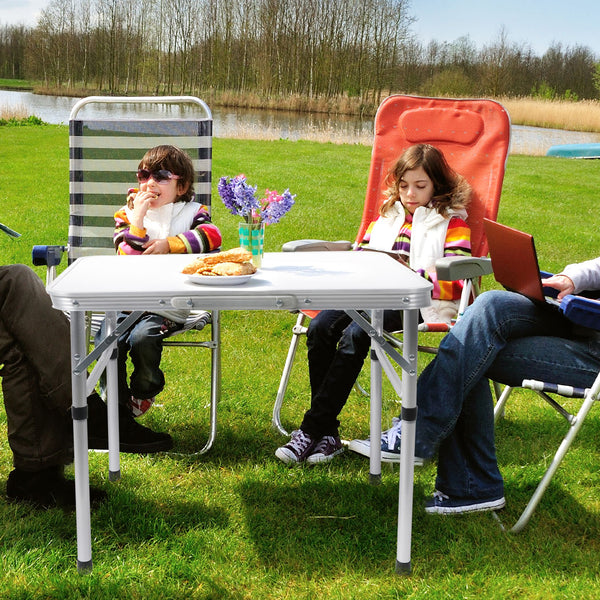 Camping Table Folding Tables Foldable Picnic Portable Outdoor BBQ Garden Desk - Lets Party