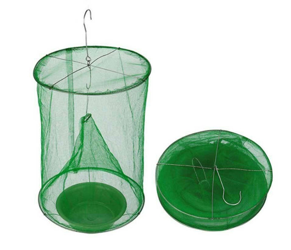 Reusable Insect Killer Net Fly Trap Cage Trap Outdoor Ranch Pest Hanging Catcher - Lets Party