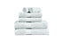 Amelia 500GSM 100% Cotton Towel Set -Zero Twist 6 Pieces -Glacier Grey - Lets Party