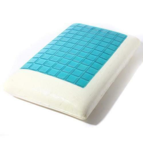 Standard Size Supreme Quality Memory Foam Cool Soft Gel Top Pillow-Flat - Lets Party