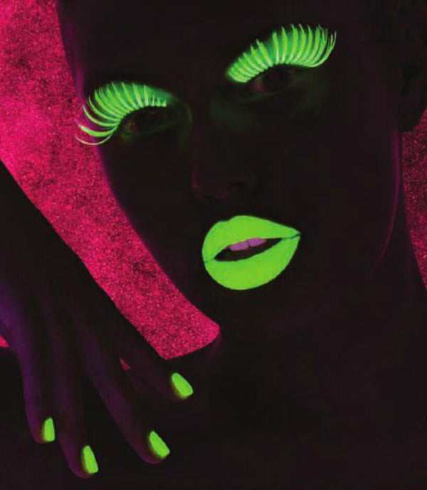 7x UV Neon Glow in Dark Liquid Eye Mascar Paint Makeup 15ml Face Body  - Lets Party