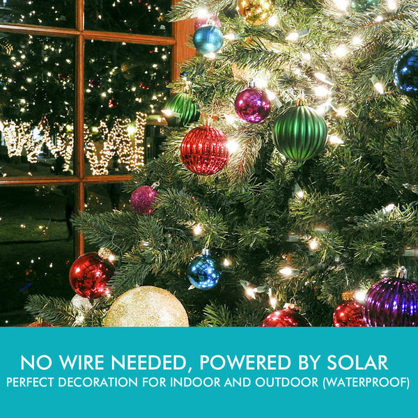 30M 300LED String Solar Powered Fairy Lights Garden Christmas Decor Multi Colour - Lets Party