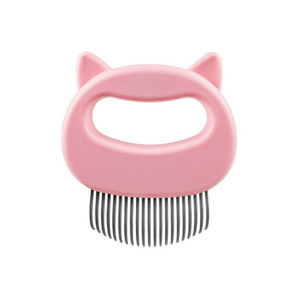 Relaxing Cat Comb Massager Pet Grooming Brush Dog Hair Removal Open KnotTool - Lets Party