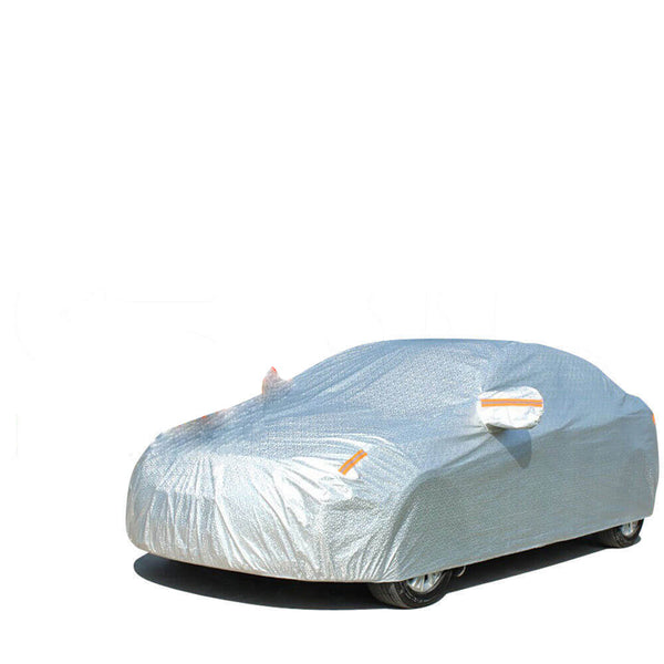 Waterproof Adjustable Large Car Covers Rain Sun Dust UV Proof Protection YXL - Lets Party