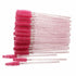 Rose New Disposable Eyelash Brush Applicator Extension Mascara Wands - Lets Party