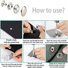 120x Marine Boat Canvas Stainless Steel Snap Fastener Press Stud Cap Button Kit