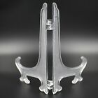 UP50x Clear Plate Stand Display Easel Photo Picture Bowl Dish Holder Frame Clear