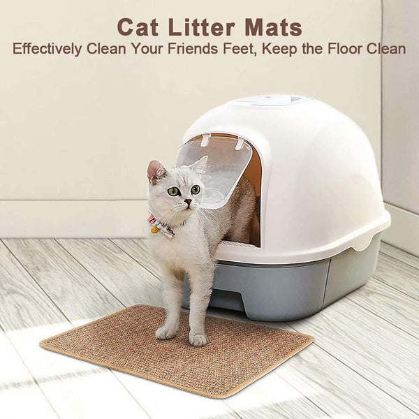 Cat Scratcher Scratching Mat Board Sisal Sofa Scratch Bed Pad Protector 60x90cm