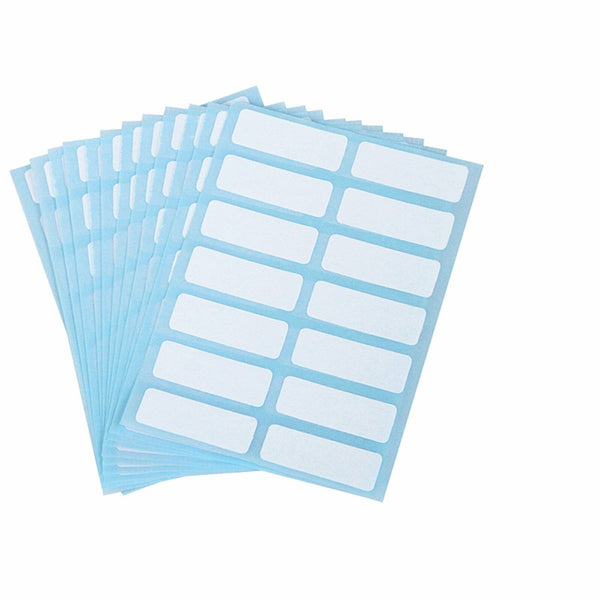 336pcs Self Adhesive Sticky White Blank Label Stickers Note Tag Craft 13x38mm AU