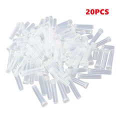 Up 200Pcs Plant Flower Tubes Plastic Nutrition Water Tube Vials Cap Decor 7CM AU