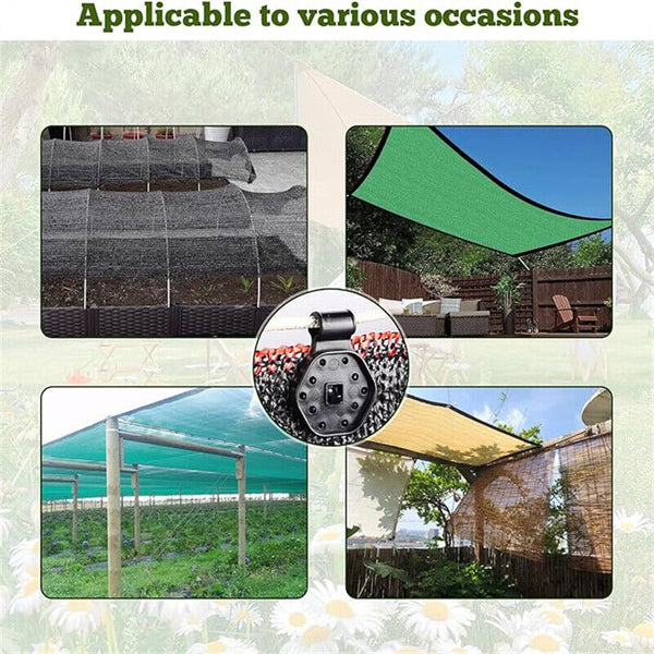 Shade Cloth Plastic Clips Round Plastic Black Clips for Sun Shade Net AU